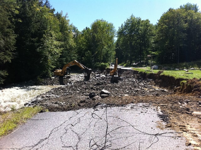 Swept Away:  Landscape Devastation in Southern Vermont